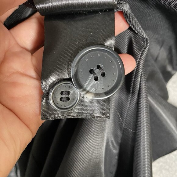 H&M Overcoat Men 44R Wool Blend Grey Minimalist Capsule Neutral Topcoat Car Coat - Picture 11 of 15